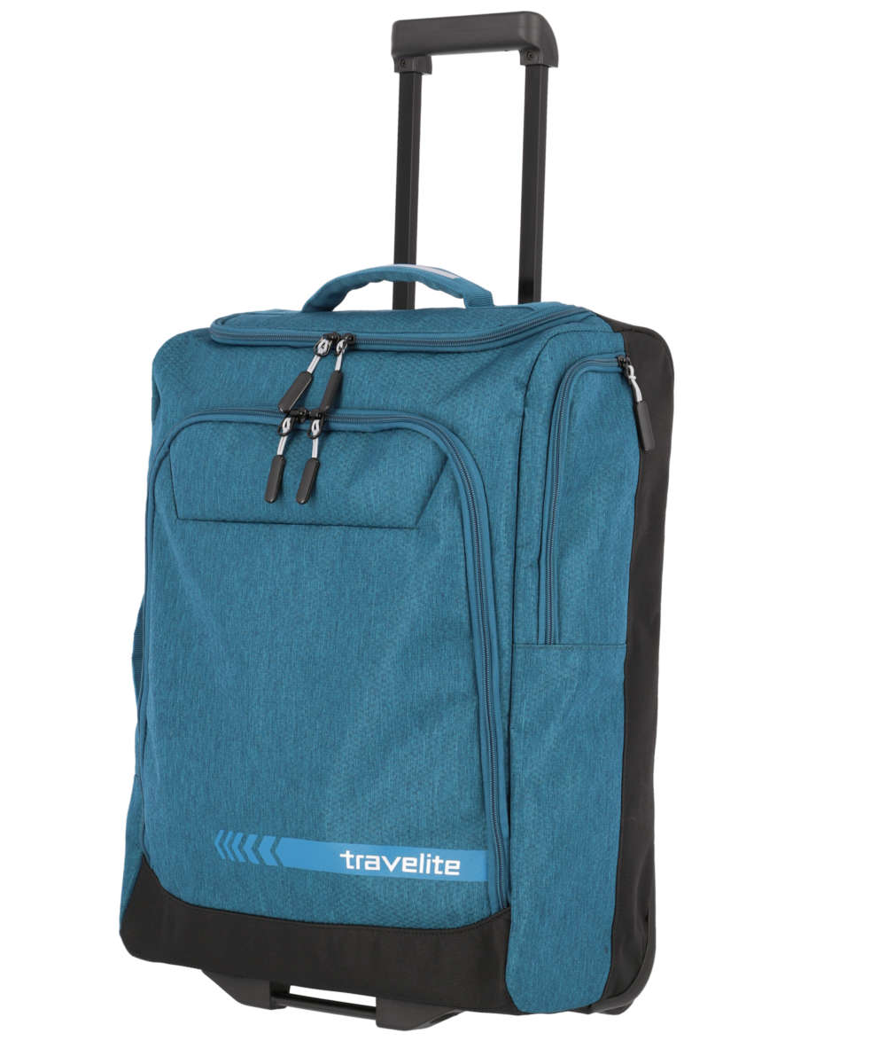 71167281_Travelite Kick Off Trolley Reisetasche S petrol