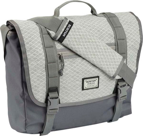 71059301_Burton Flint Messenger grey heather diamond ripstop