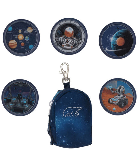 7049981241357_ Beckmann Active Air FLX Schulranzen 6-teiliges Schulrucksack-Set space mission