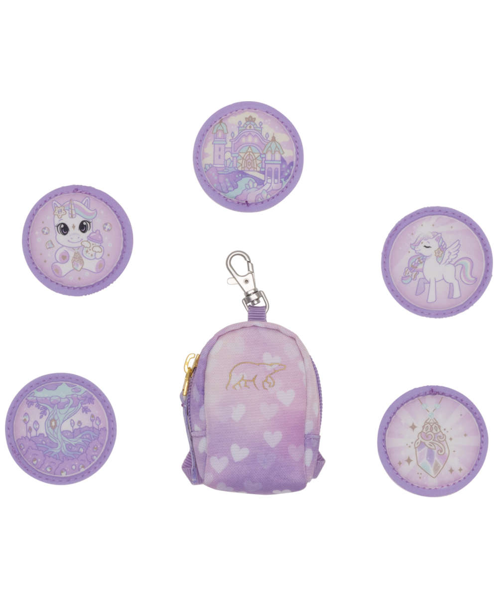 7049981461601_Beckmann Plus Air Schulranzen 6-teiliges Schulrucksack-Set unicorn princess purple