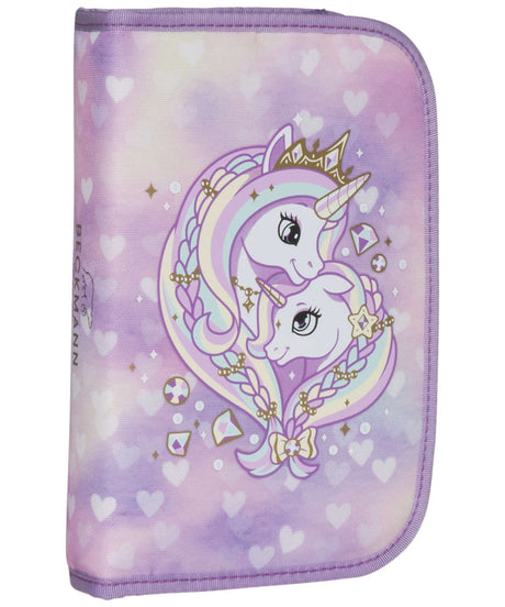 7049981461601_Beckmann Plus Air Schulranzen 6-teiliges Schulrucksack-Set unicorn princess purple