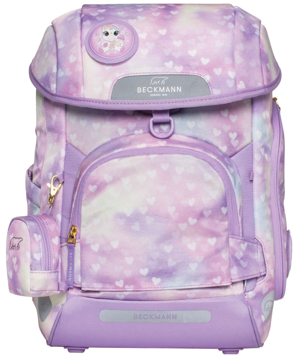 7049981461601_Beckmann Plus Air Schulranzen 6-teiliges Schulrucksack-Set unicorn princess purple