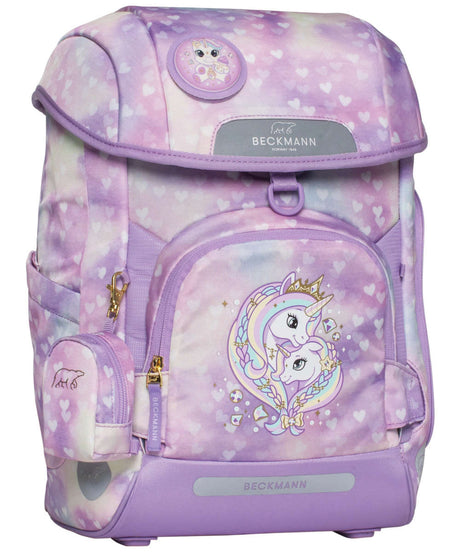 7049981461601_Beckmann Plus Air Schulranzen 6-teiliges Schulrucksack-Set unicorn princess purple