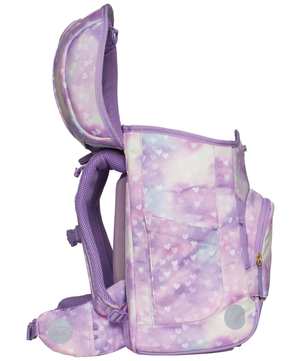 7049981451602_ Beckmann Plus Air 22 Liter Schulrucksack unicorn princess purple