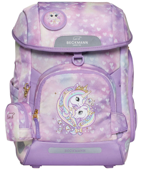 7049981461601_Beckmann Plus Air Schulranzen 6-teiliges Schulrucksack-Set unicorn princess purple