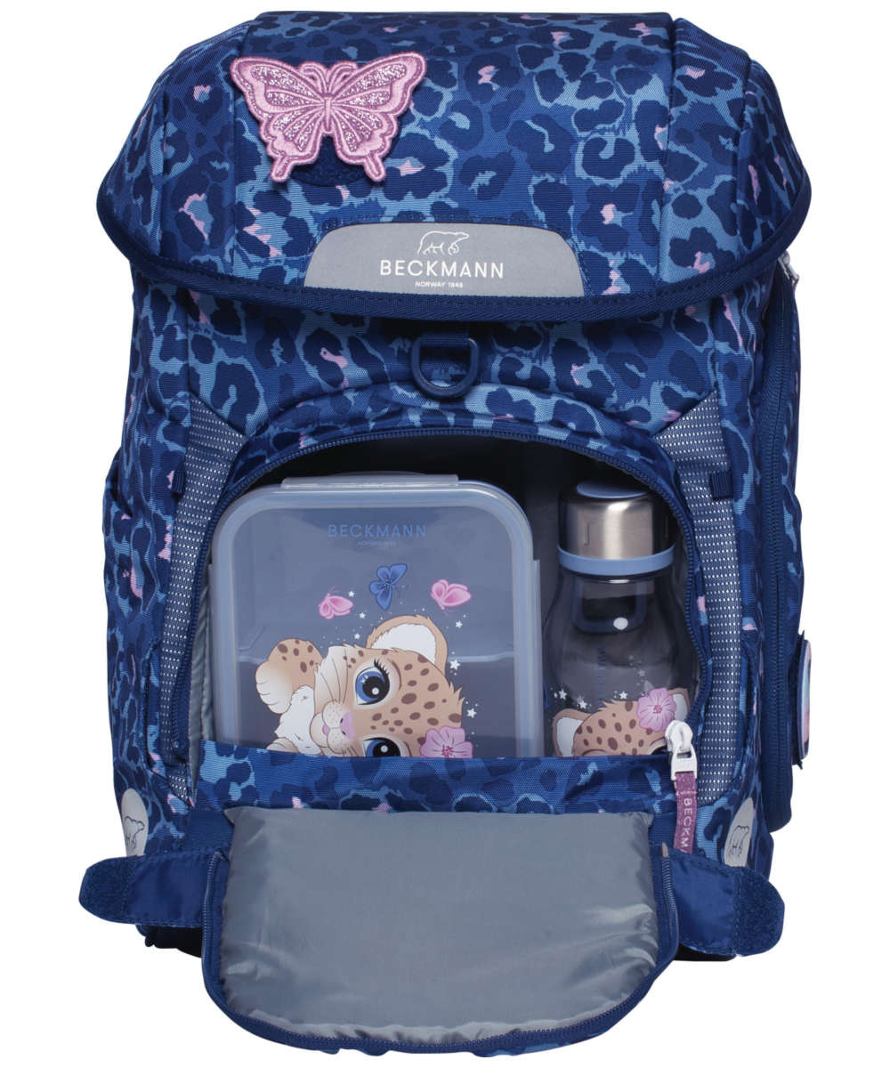 7049981462059_Beckmann Plus Air Schulranzen 6-teiliges Schulrucksack-Set cheeta