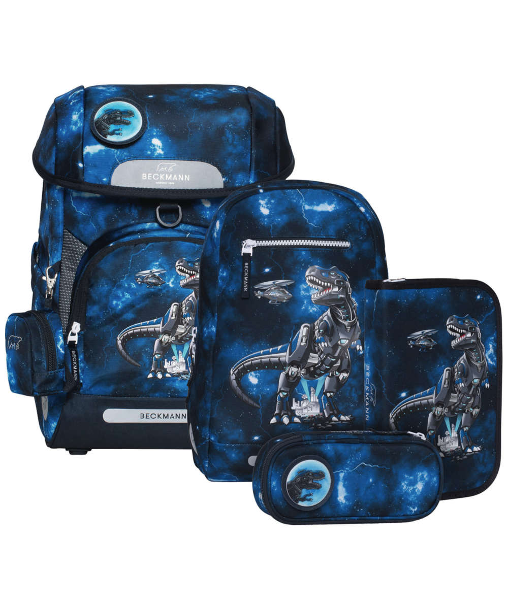 7049981461922_Beckmann Plus Air Schulranzen 6-teiliges Schulrucksack-Set tech rex