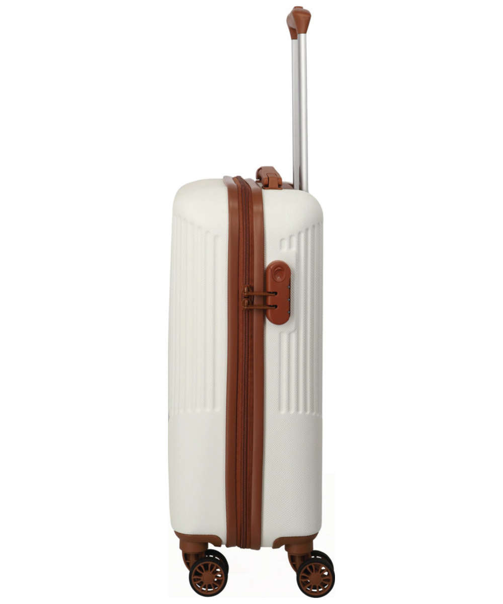 71242261_Travelite Bali 4-Rad Trolley S weiss/cognac