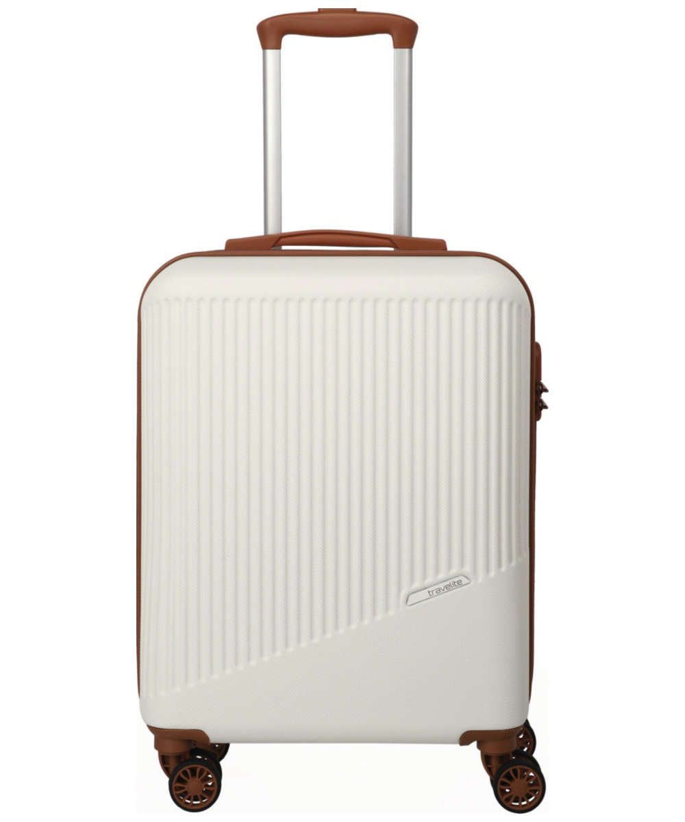 71242261_Travelite Bali 4-Rad Trolley S weiss/cognac