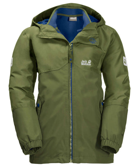 71130429_Jack Wolfskin Iceland 3in1 Jacket Boys cypress green 128