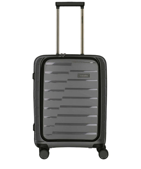 71208901_Travelite Air Base 4-Rad Trolley S mit Vortasche anthrazit