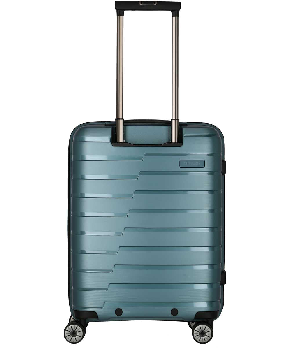 71208902_Travelite Air Base 4-Rad Trolley S mit Vortasche eisblau