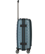 71208902_Travelite Air Base 4-Rad Trolley S mit Vortasche eisblau