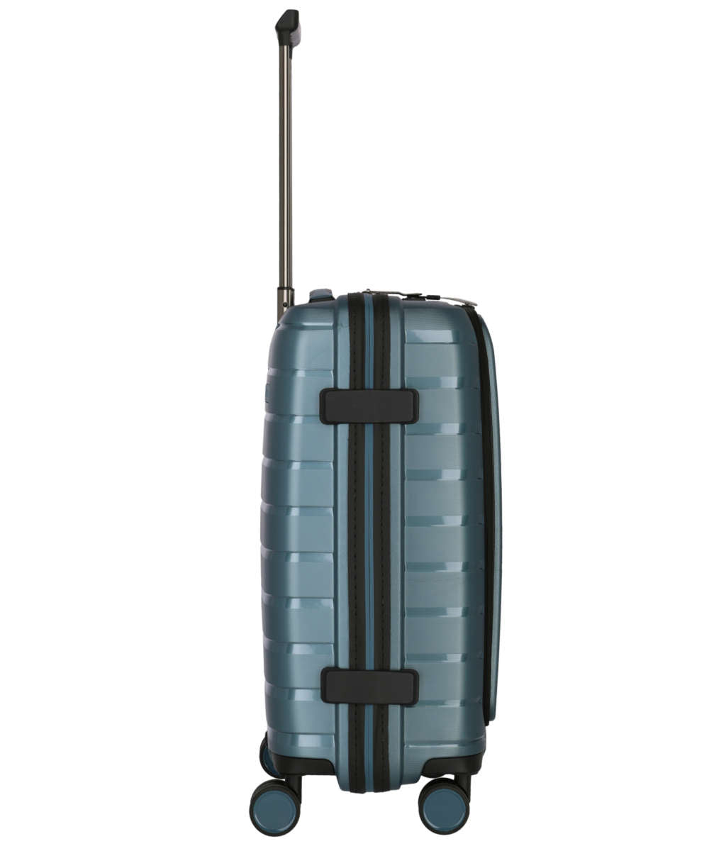 71208902_Travelite Air Base 4-Rad Trolley S mit Vortasche eisblau