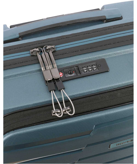 71208902_Travelite Air Base 4-Rad Trolley S mit Vortasche eisblau