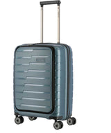 71208902_Travelite Air Base 4-Rad Trolley S mit Vortasche eisblau