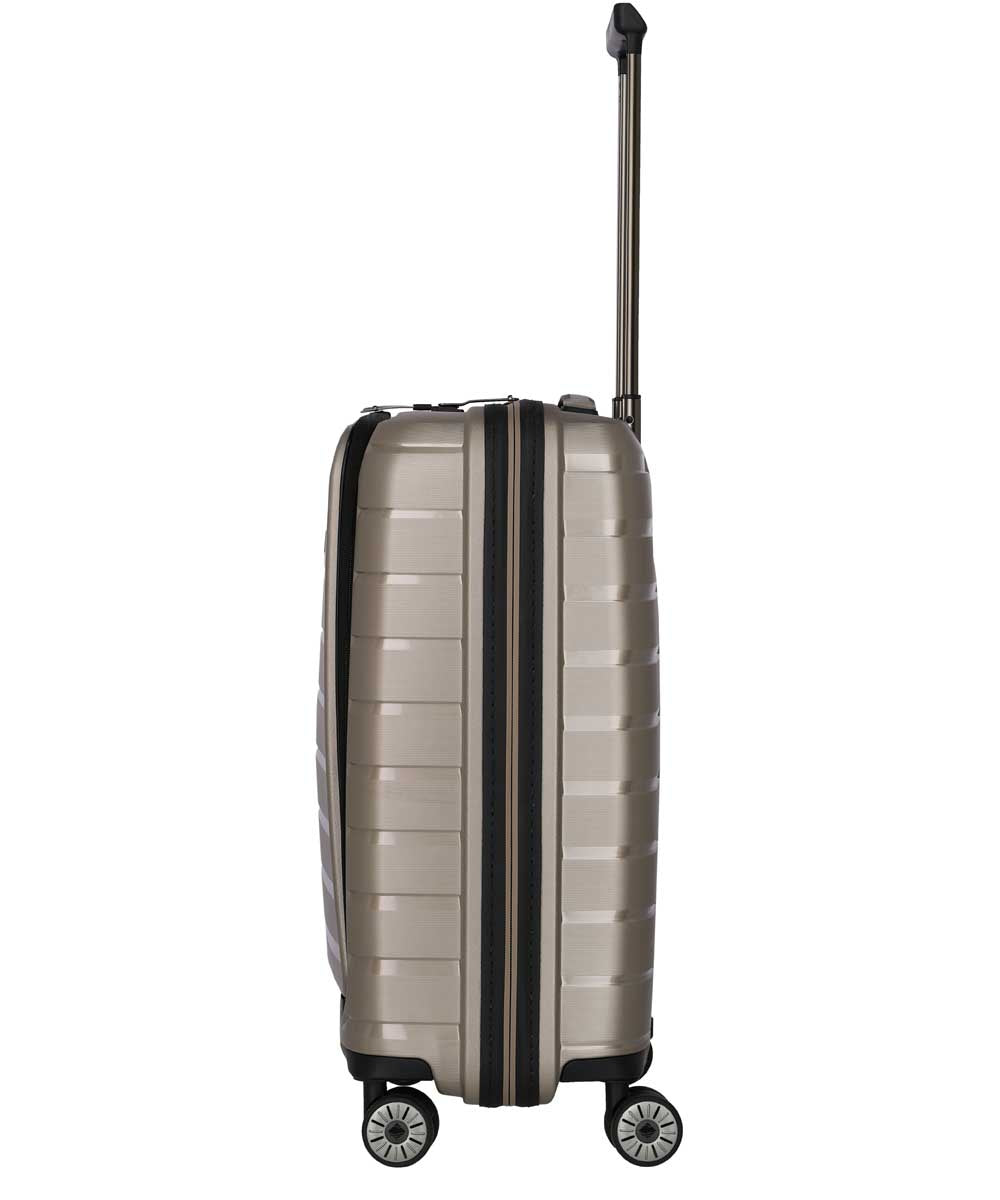 71208903_Travelite Air Base 4-Rad Trolley S mit Vortasche champagner