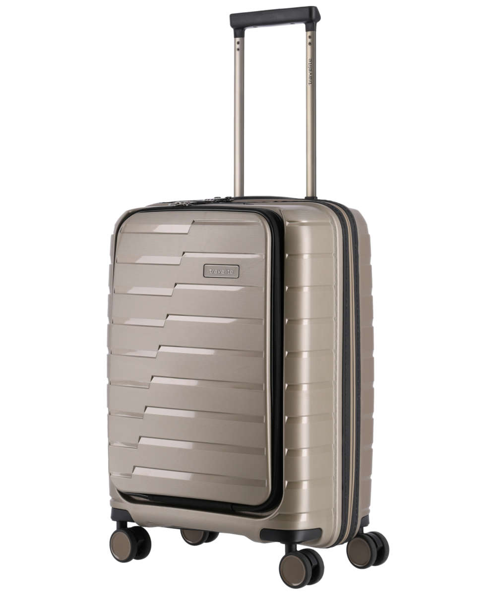 71208903_Travelite Air Base 4-Rad Trolley S mit Vortasche champagner