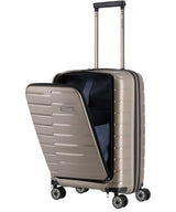 71208903_Travelite Air Base 4-Rad Trolley S mit Vortasche champagner