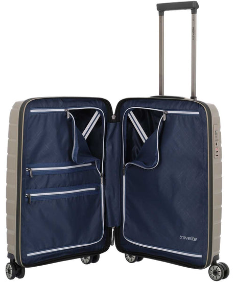 71158145_Travelite Air Base 4-Rad Trolley S champagner