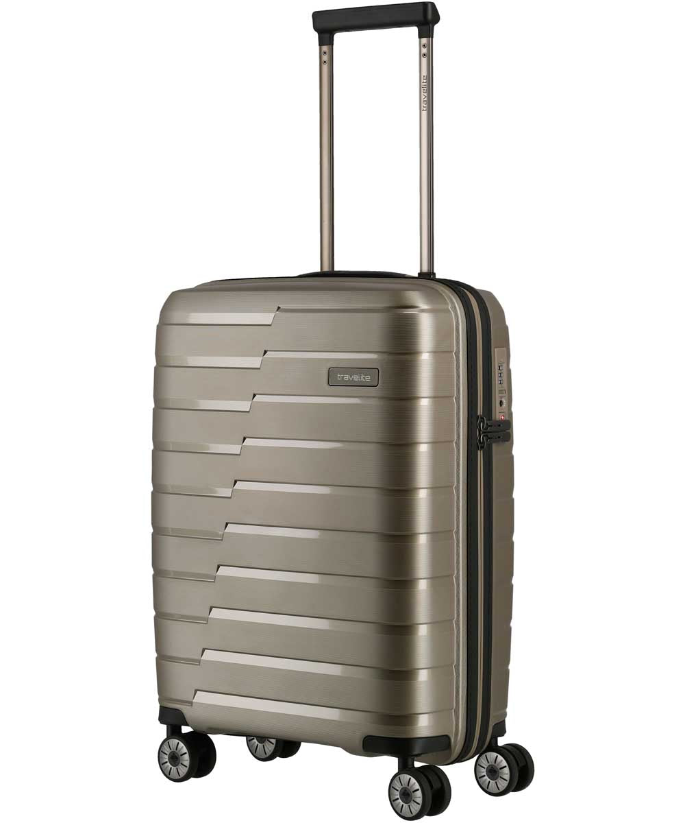 71158145_Travelite Air Base 4-Rad Trolley S champagner