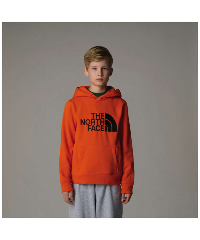 71246386_The North Face B Drew Peak P/O Hoodie Kapuzenpullover für Jungen tnf orange L