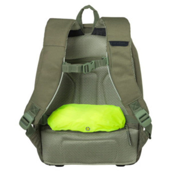 71174196_Basil B-Safe Commuter Fahrradrucksack Nordlicht 13 Liter olivengrün