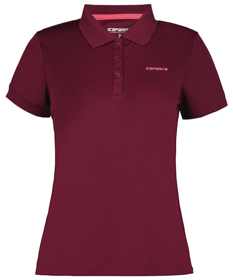 71200774_Icepeak Bayard Polo Shirt Damen burgundy XL