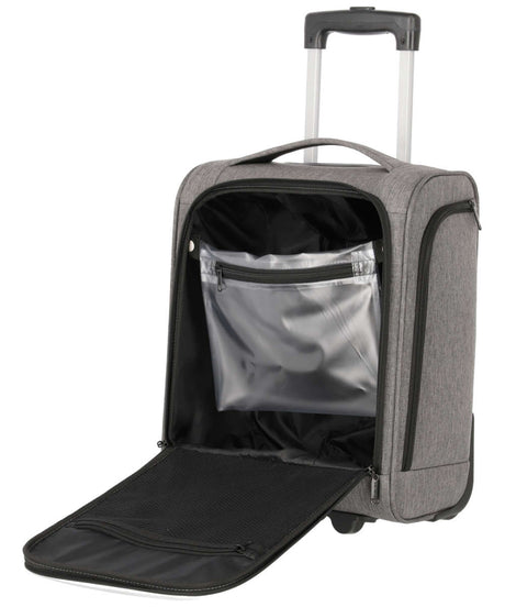 71217049_Travelite Cabin 2-Rad Bordtrolley Underseater grau melange