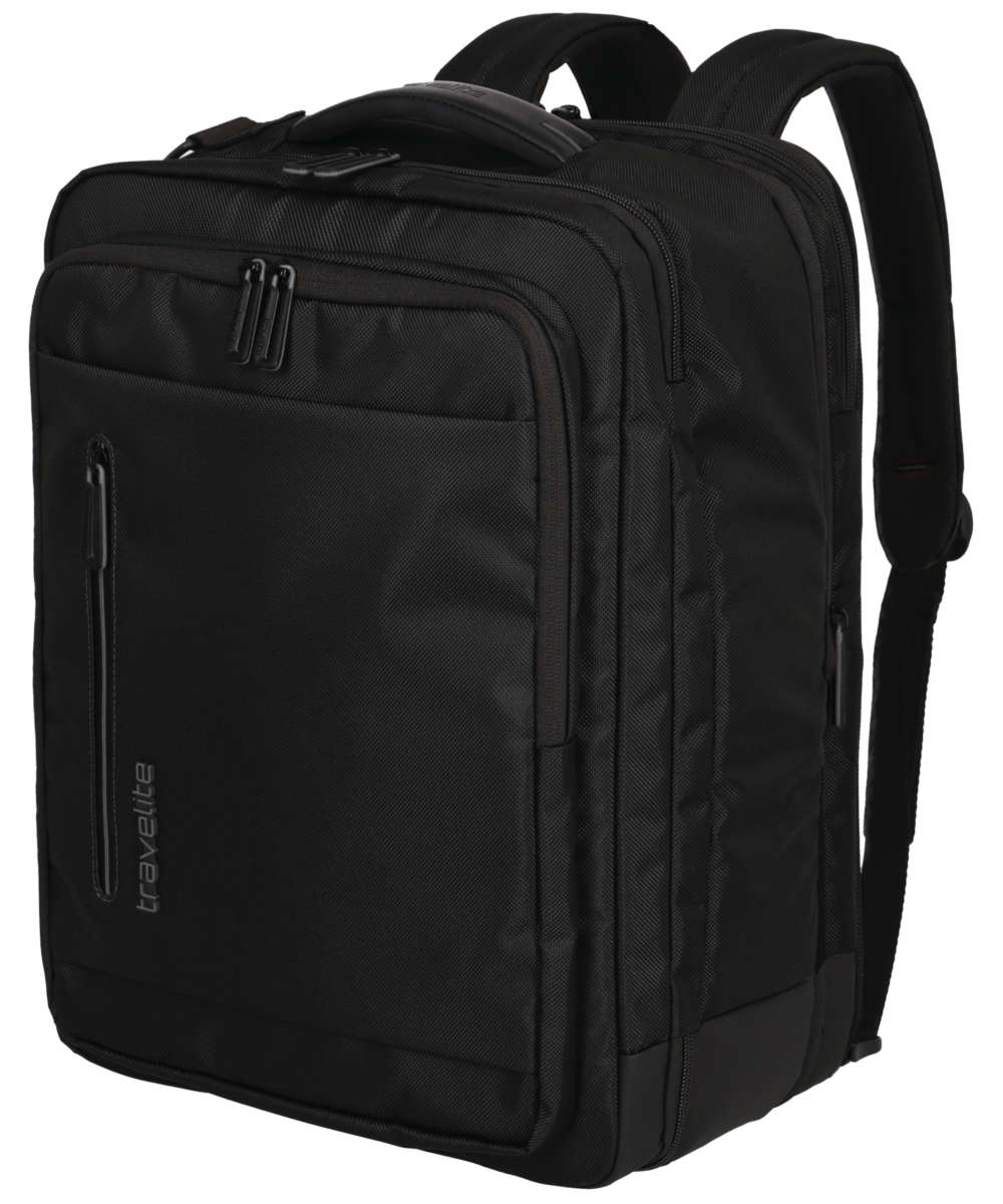 71246344_Travelite Crosslite Bordtasche/Rucksack erweiterbar 25-31 L schwarz