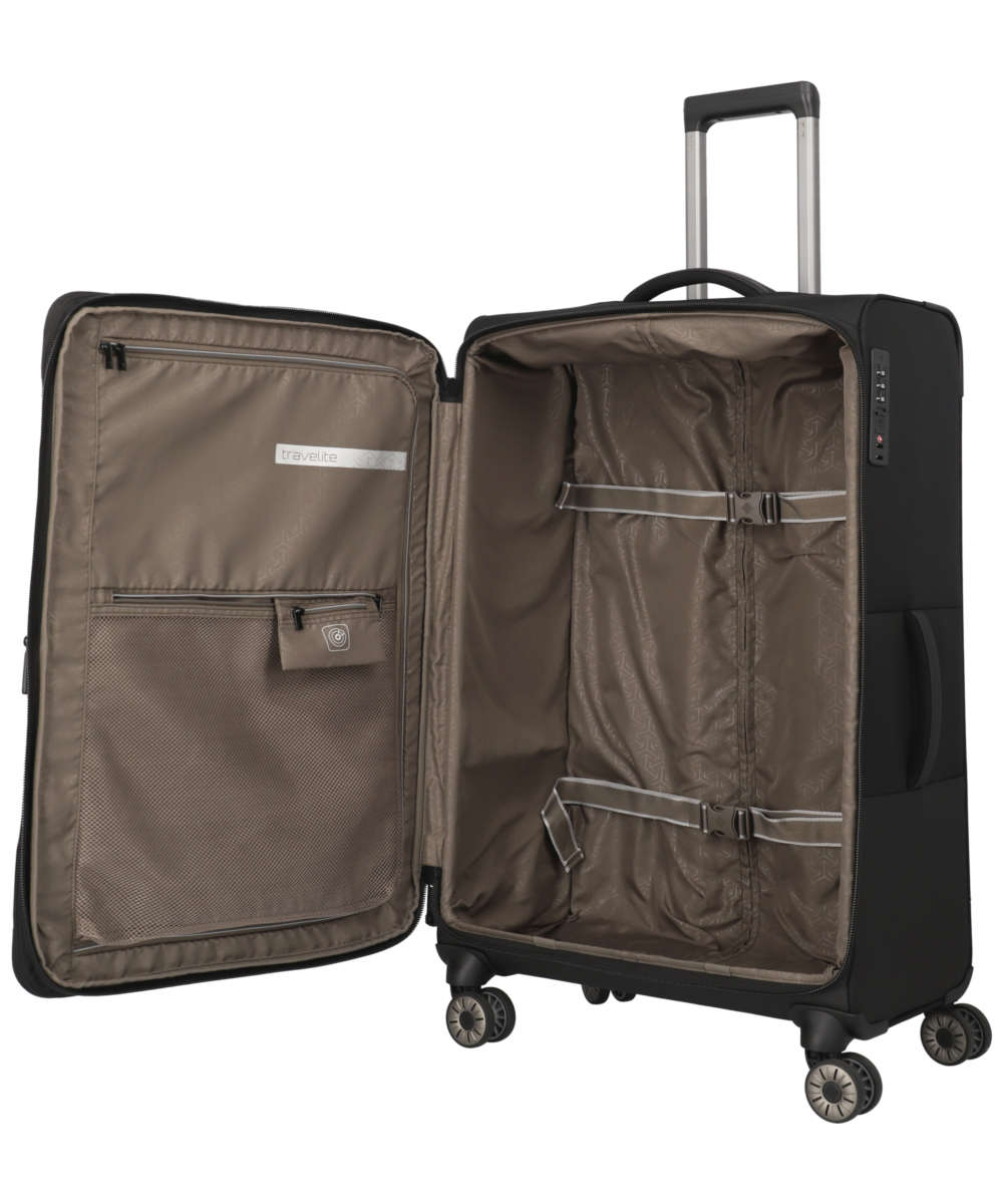 71246317_Travelite Crosslite 4-Rad Trolley XL erweiterbar 81 cm schwarz