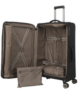 71246317_Travelite Crosslite 4-Rad Trolley XL erweiterbar 81 cm schwarz