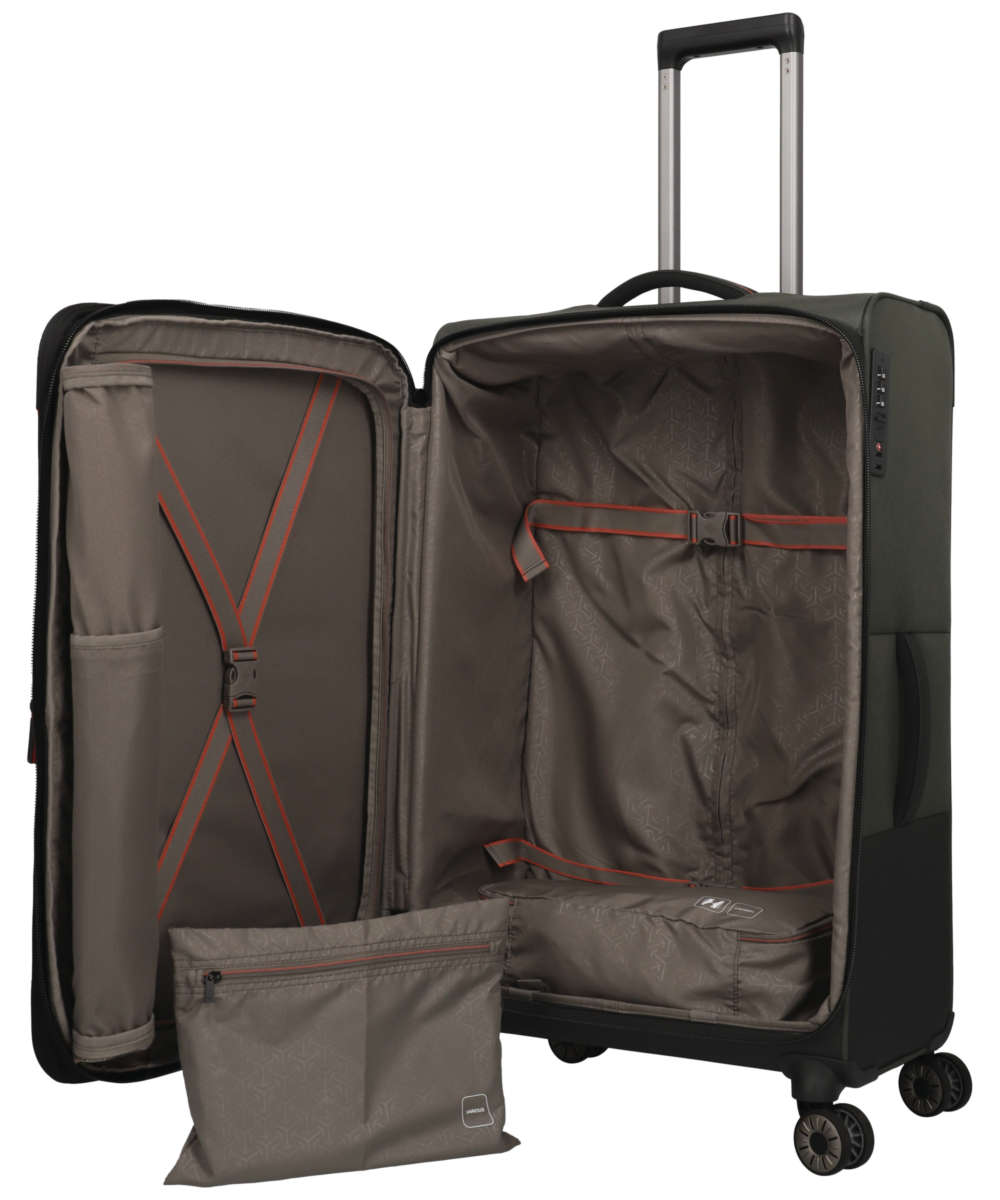 71246244_Travelite Crosslite 4-Rad Trolley L erweiterbar 77 cm oliv