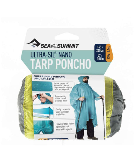 71050950_Sea to Summit Ultra-Sil Nano Tarp Poncho lime