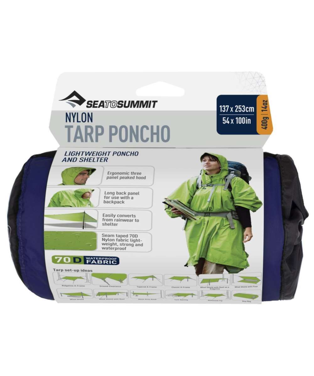 71083326_Sea to Summit Nylon Tarp Poncho blue