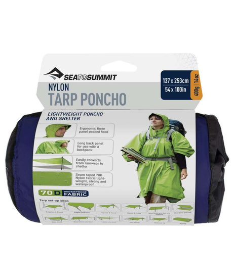 71083326_Sea to Summit Nylon Tarp Poncho blue