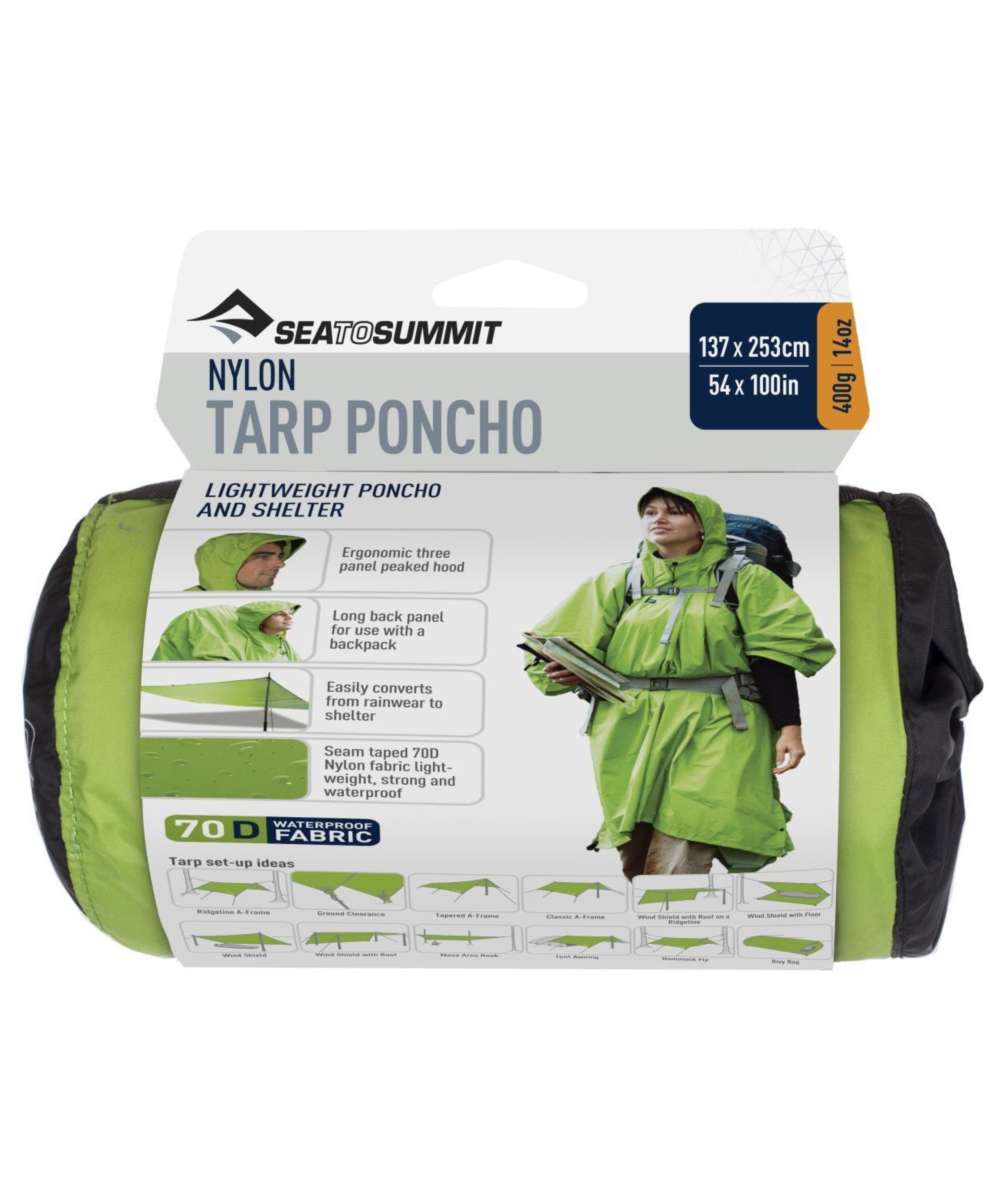 71083327_Sea to Summit Nylon Tarp Poncho green