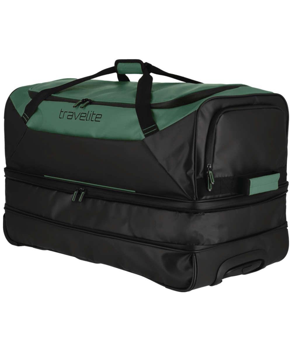 71242288_Travelite Basics Rollenreisetasche erweiterbar grün