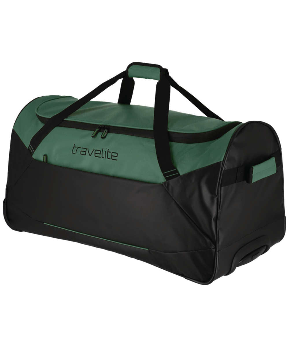 71242283_Travelite Basics Rollenreisetasche grün