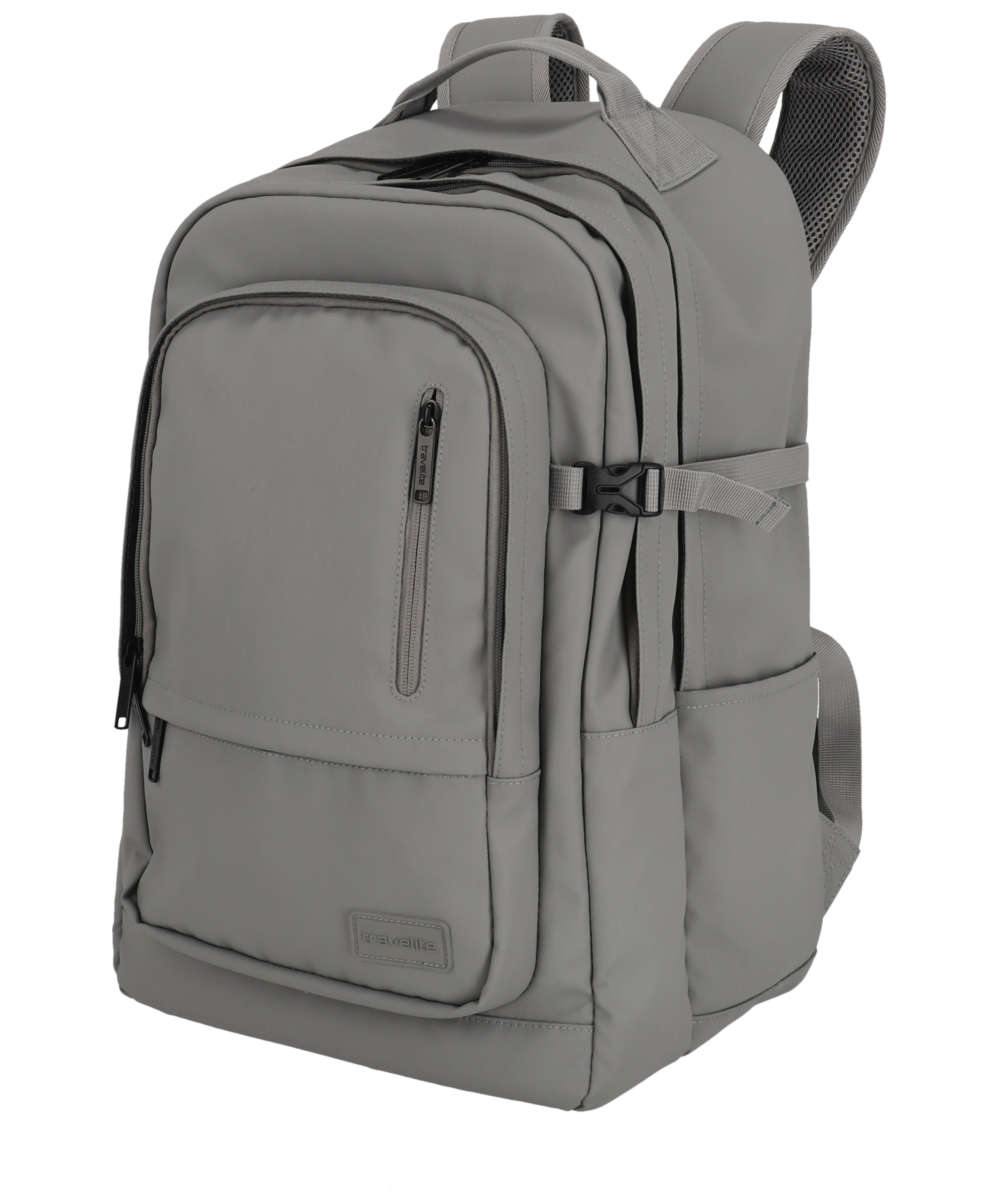 71246633_Travelite Basics Rucksack Plane 28 L Tagesrucksack mit Laptopfach hellgrau