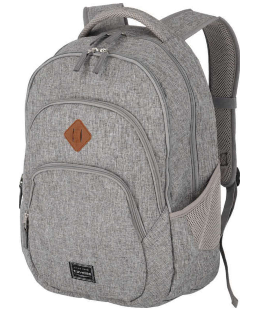 71217067_Travelite Basics Rucksack Melange 22 L hellgrau