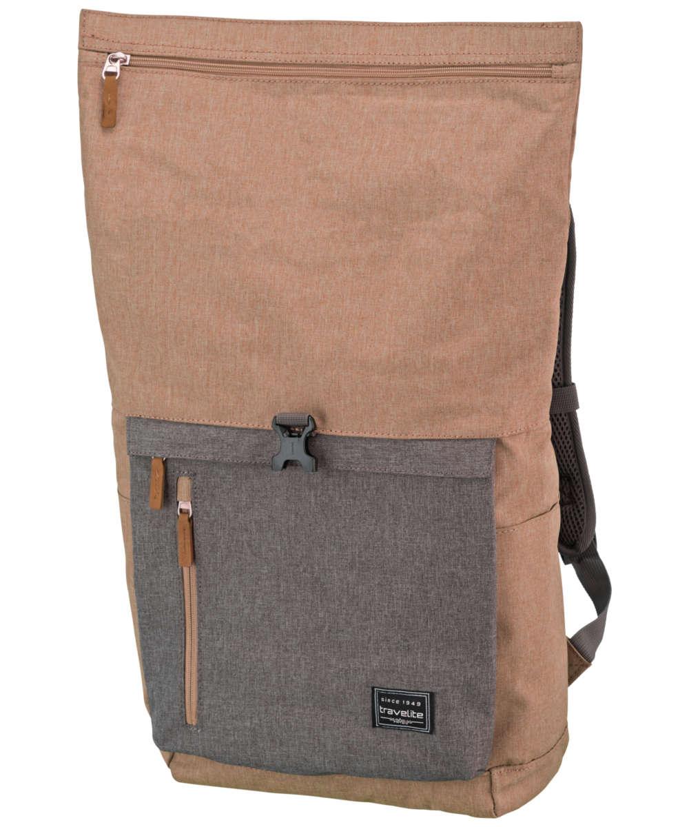 71217068_Travelite Basics Rollup Rucksack 35 L rosa/grau