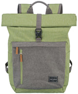 71242296_Travelite Basics Rollup Rucksack 35 L grün/grau