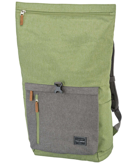 71242296_Travelite Basics Rollup Rucksack 35 L grün/grau