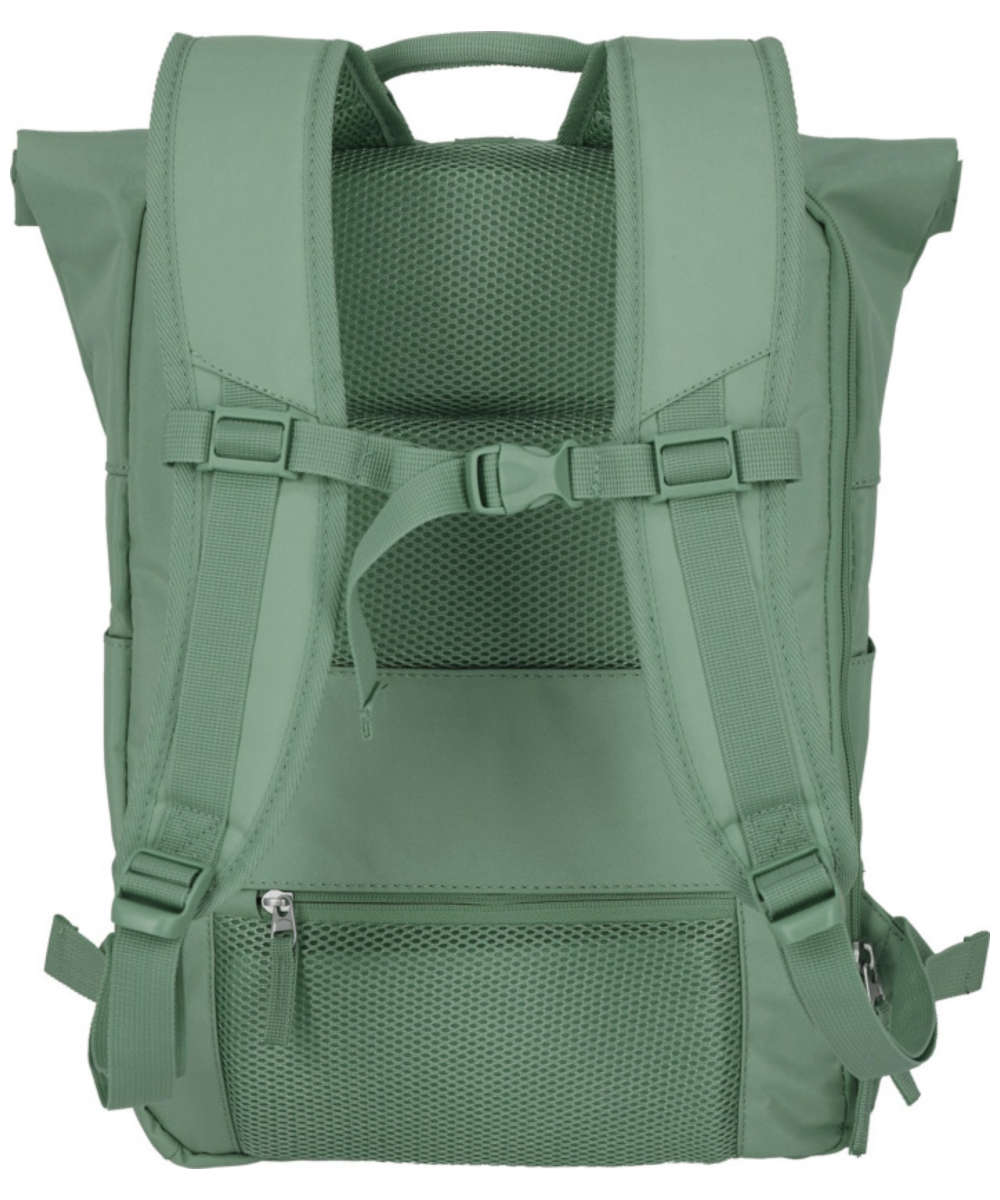 71242297_Travelite Basics Rollup Rucksack 35 L hellgrün