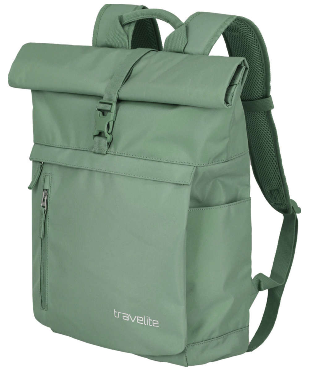 71242297_Travelite Basics Rollup Rucksack 35 L hellgrün