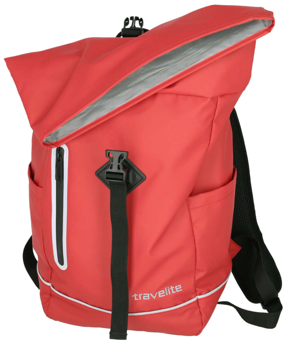 71225236_Travelite Basics Roll-Up Rucksack Plane rot