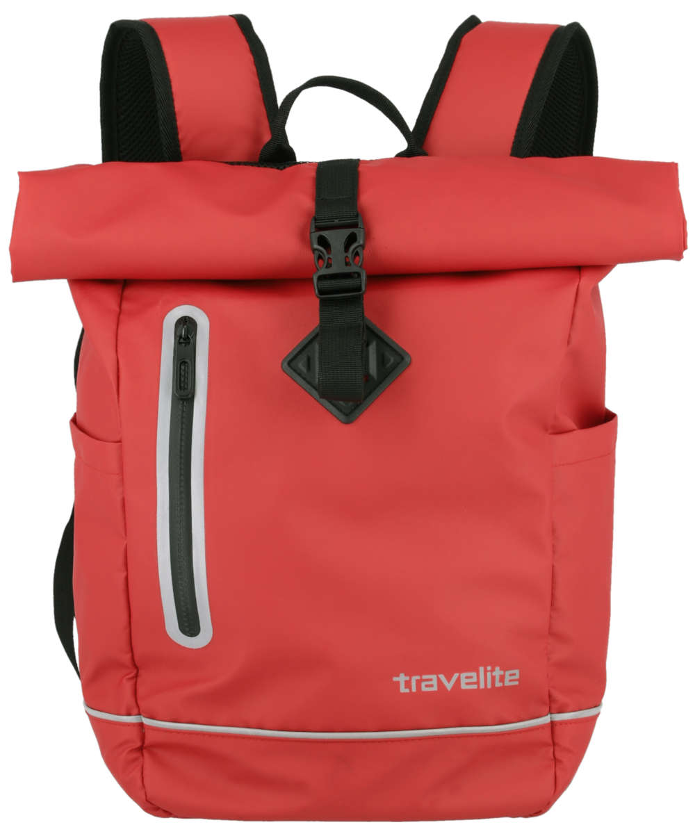 71225236_Travelite Basics Roll-Up Rucksack Plane rot