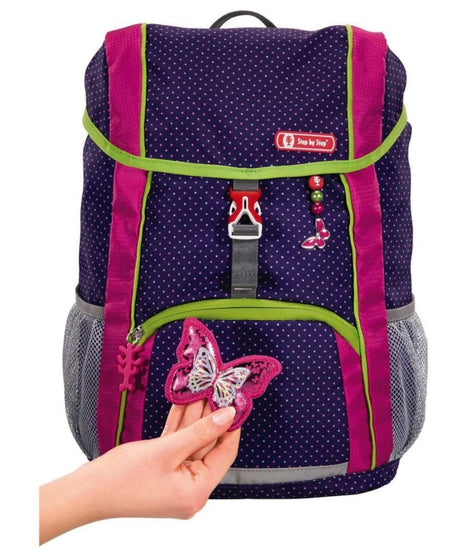 71143523_Step by Step Kid Rucksack-Set 3-teilig shiny butterfly