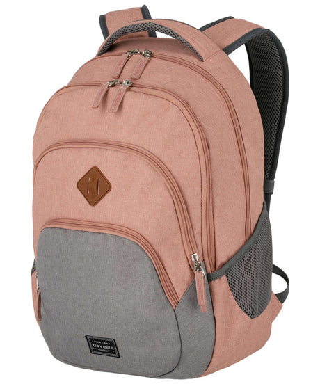 71155944_Travelite Basics Rucksack Melange 22 L rosa/grau